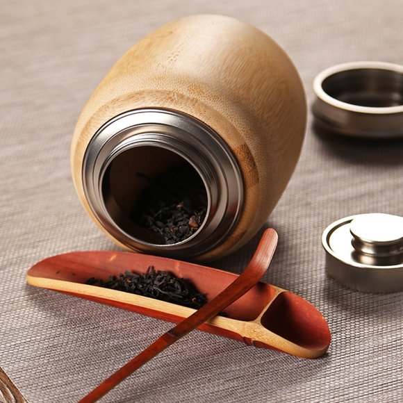 Bamboo Wooden Tea Jars - Picture 5 of 10